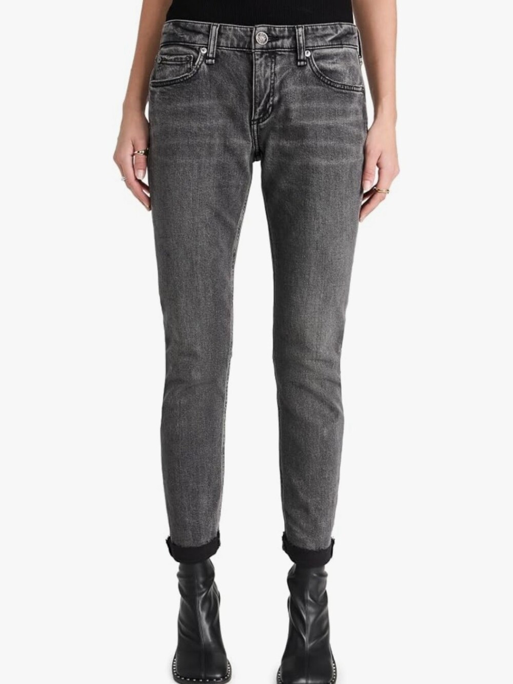 rag & bone Dre Low Rise Slim Boyrfiend Jeans In Serephina 23